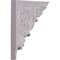 Ekena Millwork 8 5/8"W x 6 1/4"H x 5/8"D Flower Stair Bracket, Right SB08X06FL-R - alternate 4